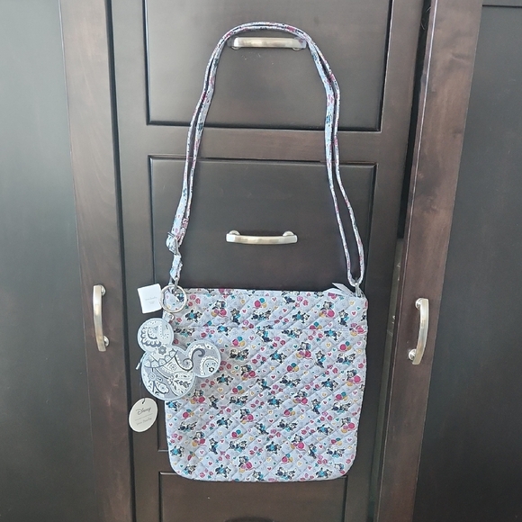 Vera Bradley Handbags - Disney X Vera Bradley Figaro Floral Quilted Shoulder Bag And Coin Purse